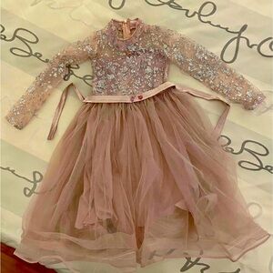Princess girl dress with beautiful tutu - unique piece, made to order.